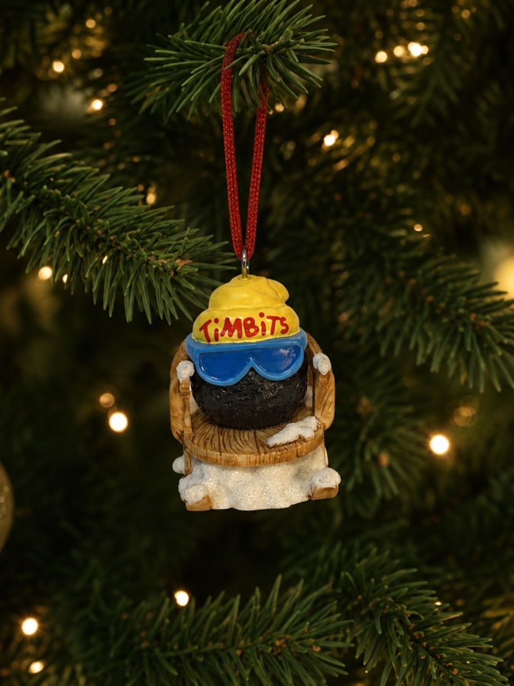 Tim Hortons Timbit Holiday Christmas Tree Ornament